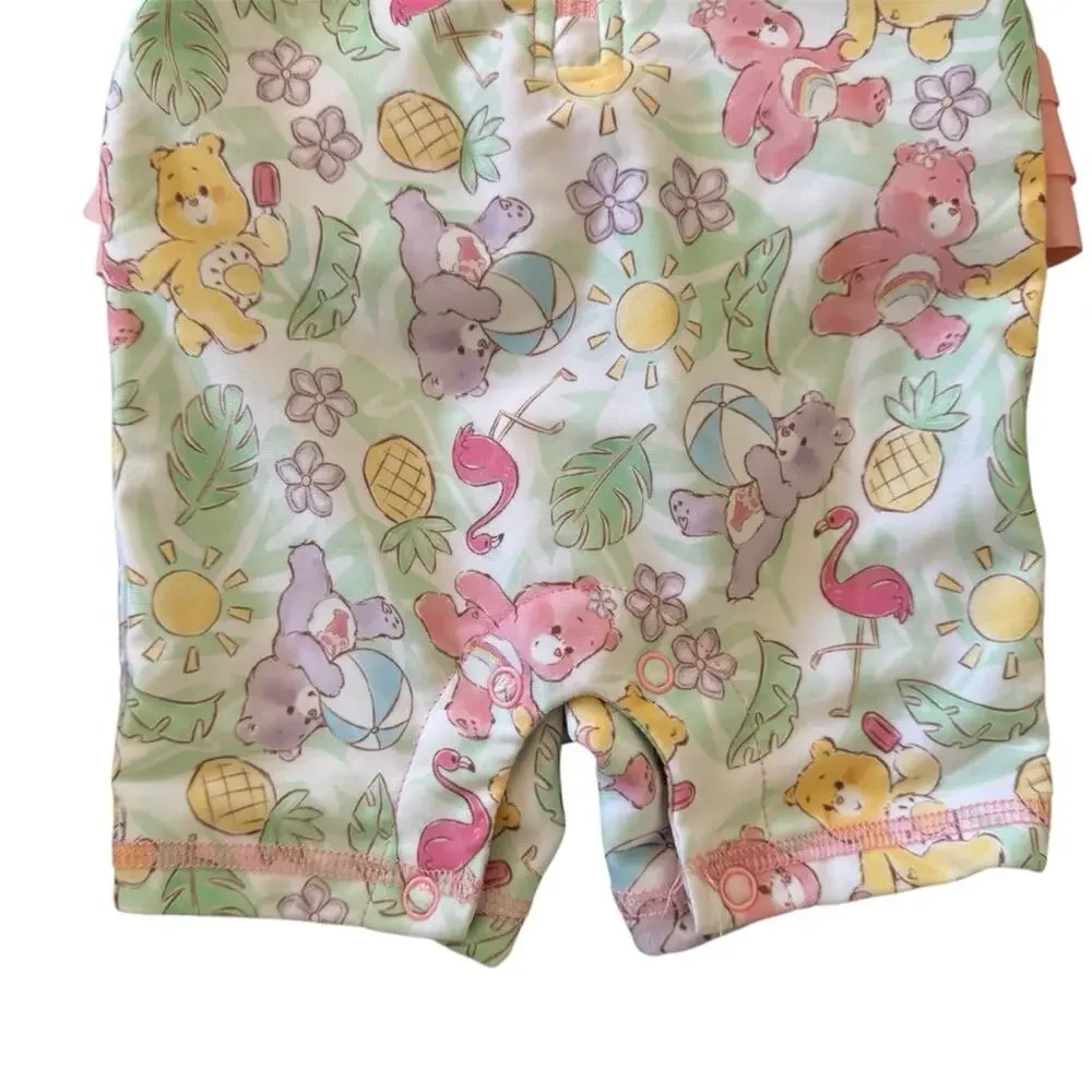 Care Bears One Piece Long Sleeves Swimsuit UPF 50+ Size 6/9 Months